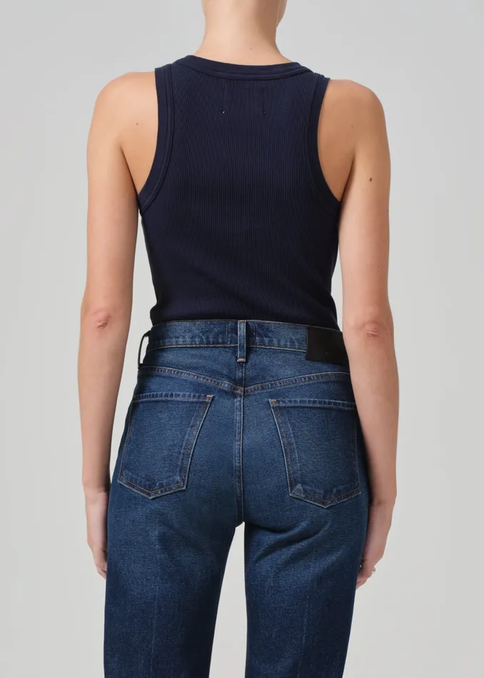 Women Tops Citizens Of Humanity Isabel Rib Tank In Navy