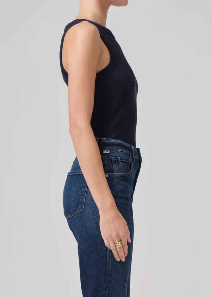 Women Tops Citizens Of Humanity Isabel Rib Tank In Navy