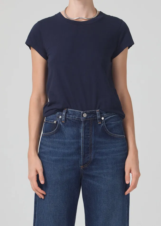 Women Tops Citizens Of Humanity Juliette Slim TShirt In Navy