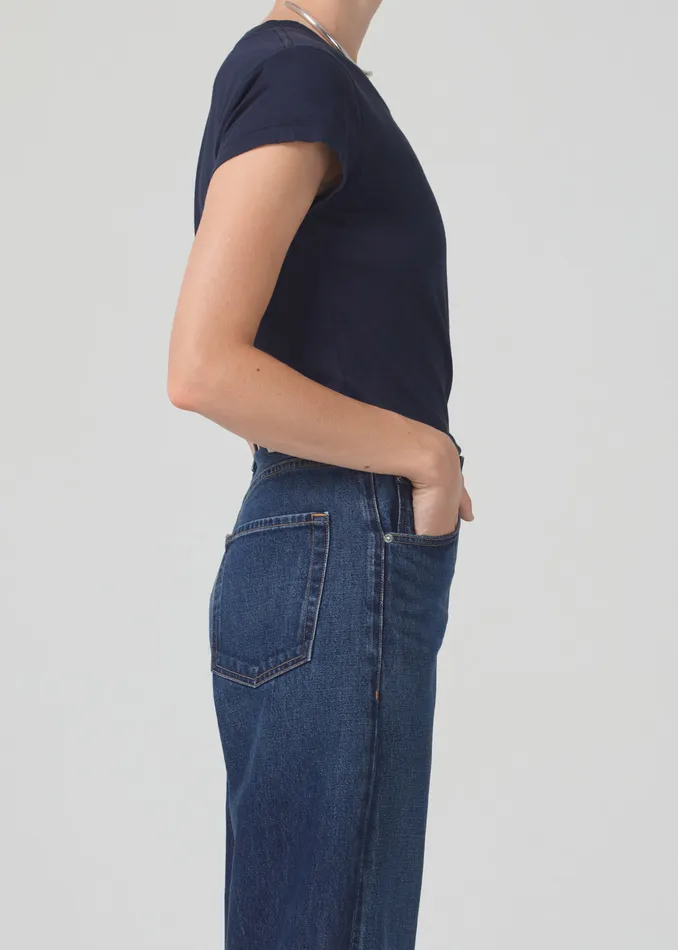 Women Tops Citizens Of Humanity Juliette Slim TShirt In Navy