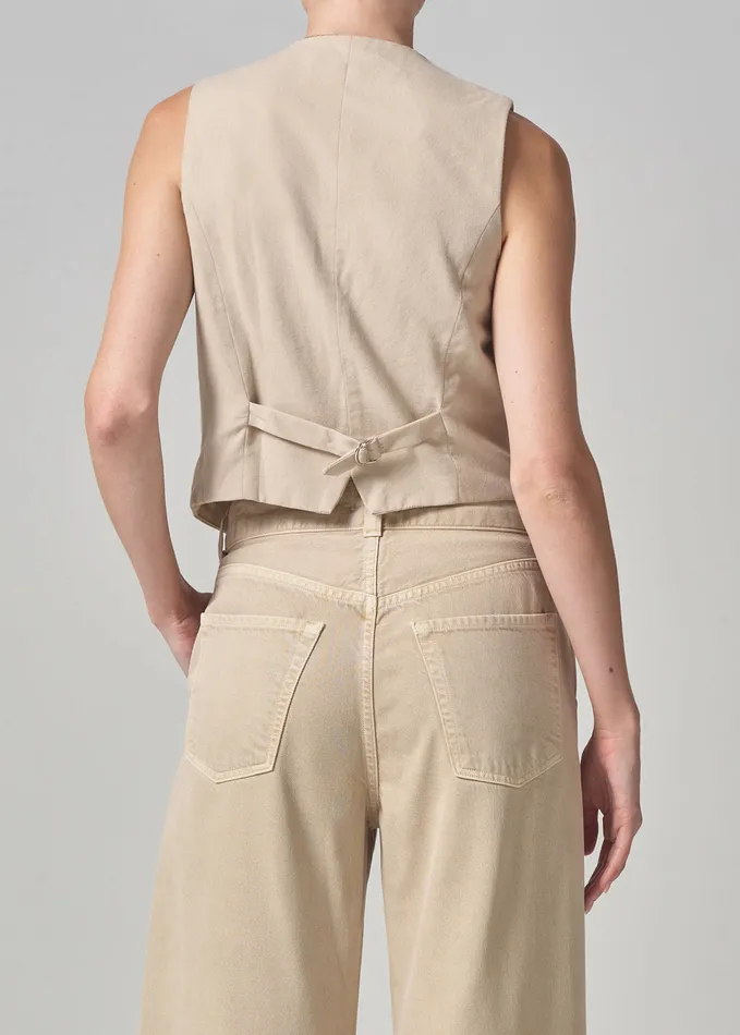Women Tops Citizens Of Humanity Sierra Vest In Taos Sand