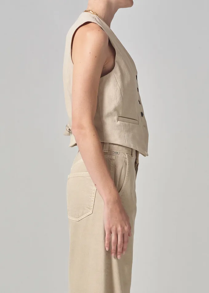 Women Tops Citizens Of Humanity Sierra Vest In Taos Sand