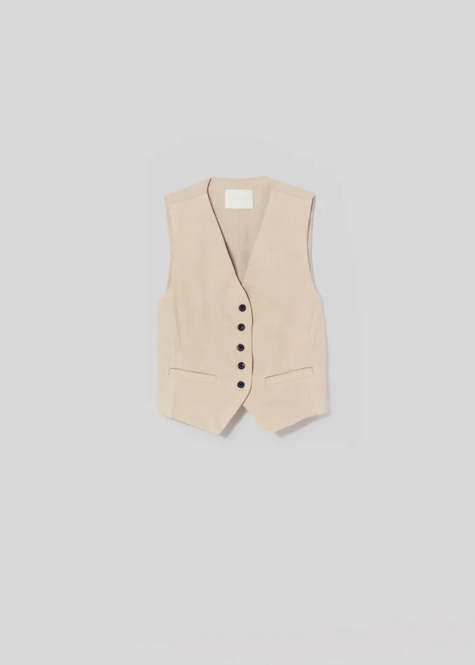 Women Tops Citizens Of Humanity Sierra Vest In Taos Sand