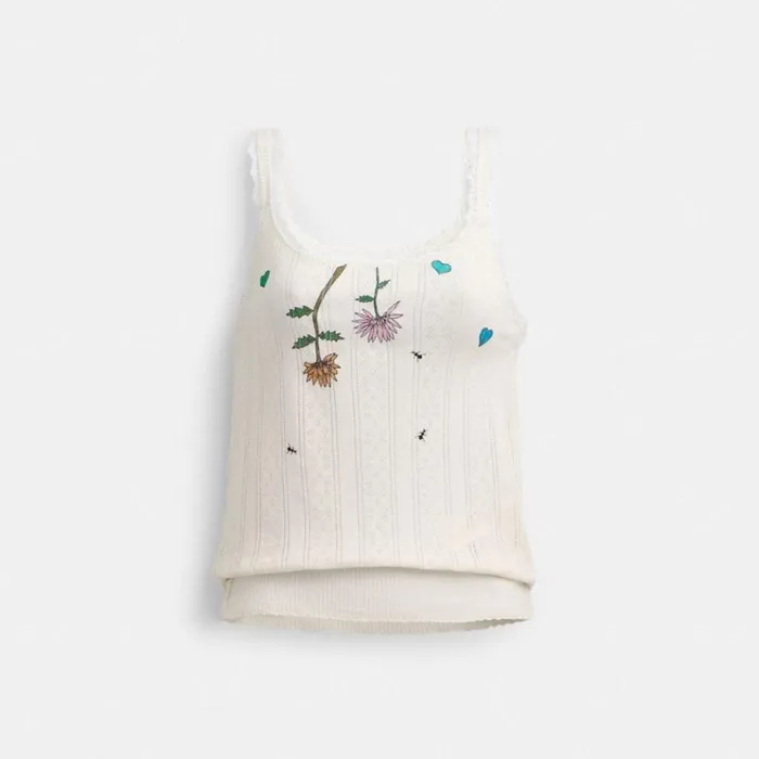 Women Tops Coach Coach X Observed By Us Tank White