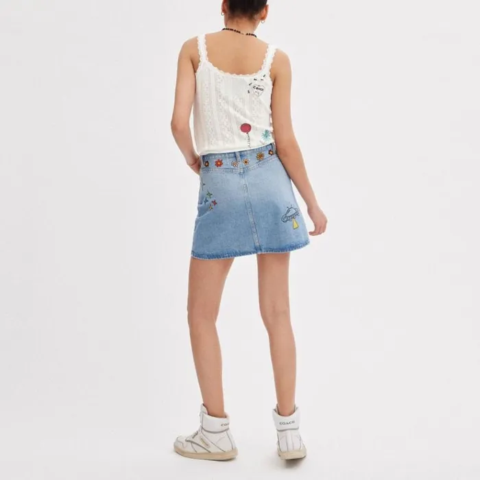 Women Tops Coach Coach X Observed By Us Tank White