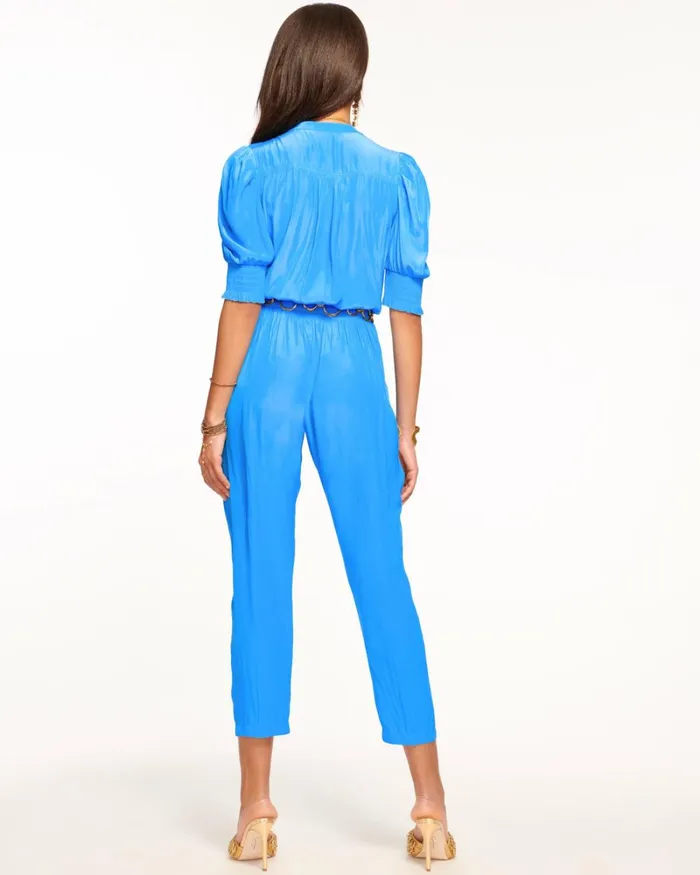 Women Tracey Puff Sleeve Jumpsuit Navy Ramy Brook Dresses Women Tracey Puff Sleeve Jumpsuit Navy Ramy Brook Dresses