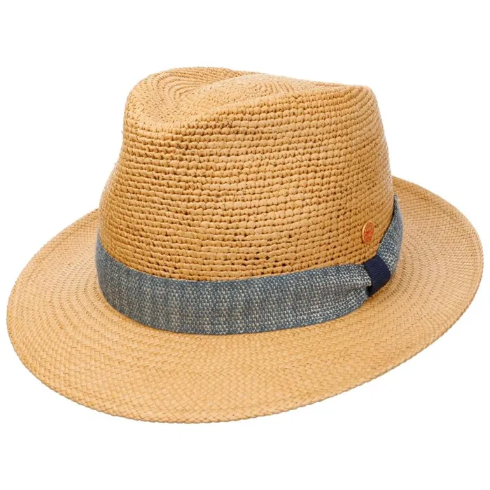 Women Trilby Hats Mayser Manuel Crochet Trilby Panama Hat Camel