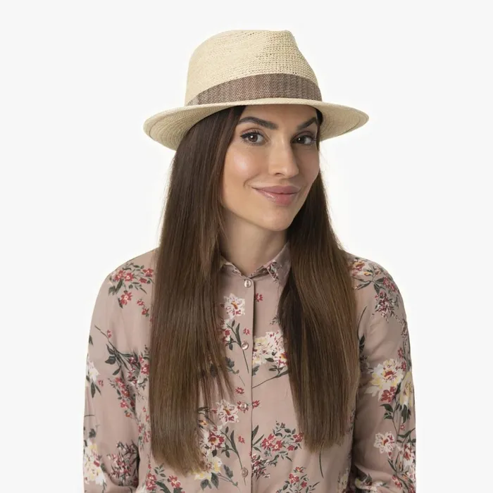 Women Trilby Hats Mayser Manuel Crochet Trilby Panama Hat Camel Women Trilby Hats Mayser Manuel Crochet Trilby Panama Hat Camel