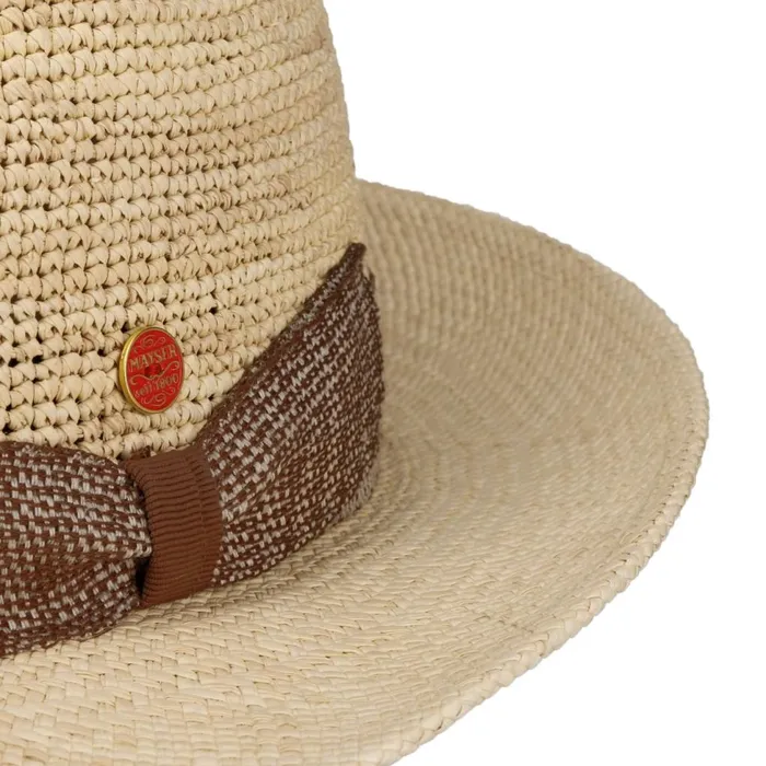 Women Trilby Hats Mayser Manuel Crochet Trilby Panama Hat Camel Women Trilby Hats Mayser Manuel Crochet Trilby Panama Hat Camel