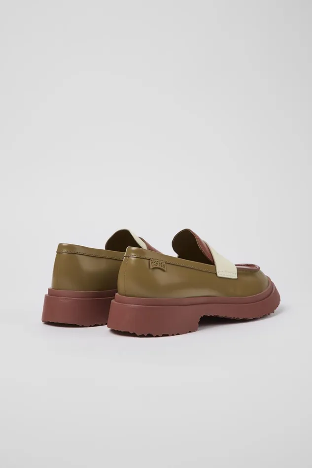 Women Twins Multicolored Leather Loafer Camper Formal Shoes Women Twins Multicolored Leather Loafer Camper Formal Shoes