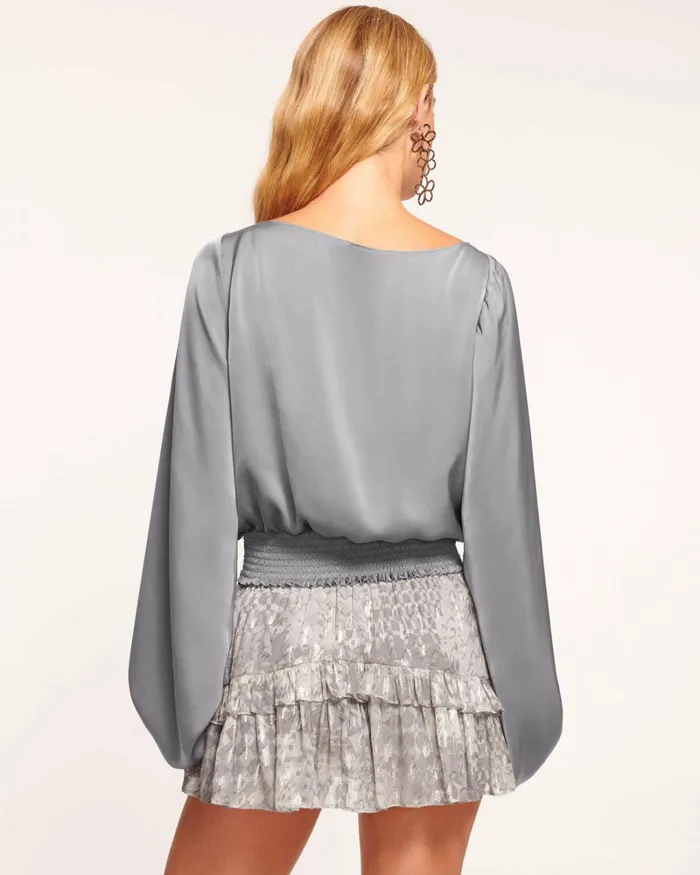 Women Vivian Long Sleeve Top Mulberry Ramy Brook Tops Women Vivian Long Sleeve Top Mulberry Ramy Brook Tops