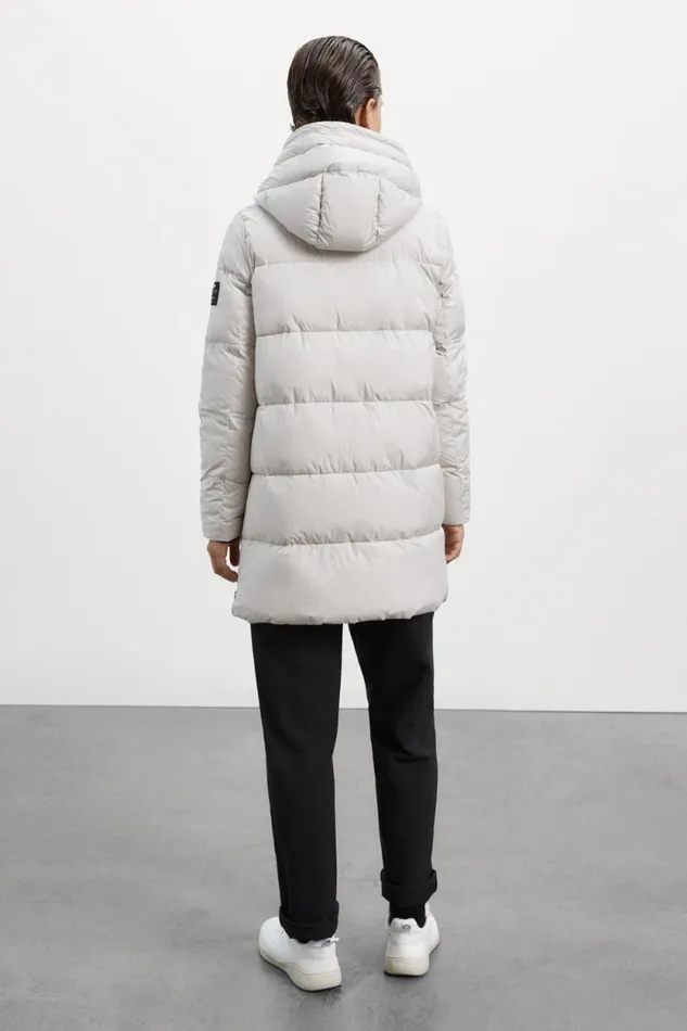 Women White Marangu Coat Ecoalf Coats And Jackets