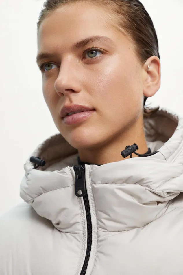 Women White Marangu Coat Ecoalf Coats And Jackets