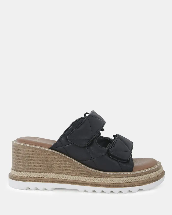 Women WINSLEY BLACK Wedges NOVO Shoes