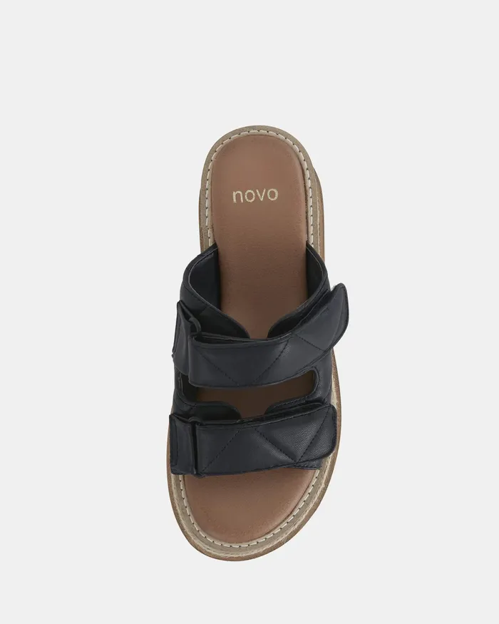 Women WINSLEY BLACK Wedges NOVO Shoes