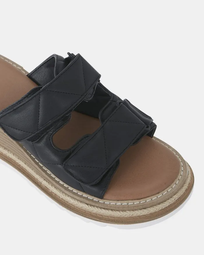 Women WINSLEY BLACK Wedges NOVO Shoes