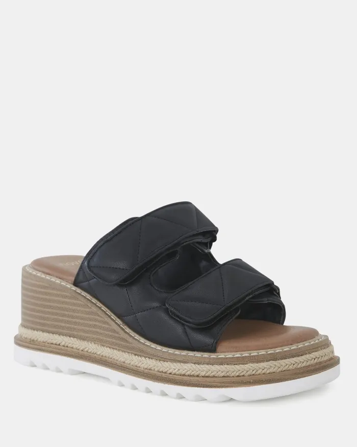 Women WINSLEY BLACK Wedges NOVO Shoes