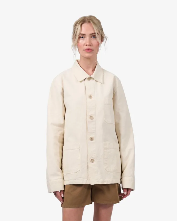Women Workwear Jackets Colorful Standard Organic Workwear Jacket Hunter Green