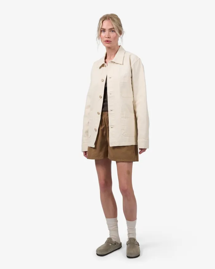 Women Workwear Jackets Colorful Standard Organic Workwear Jacket Hunter Green