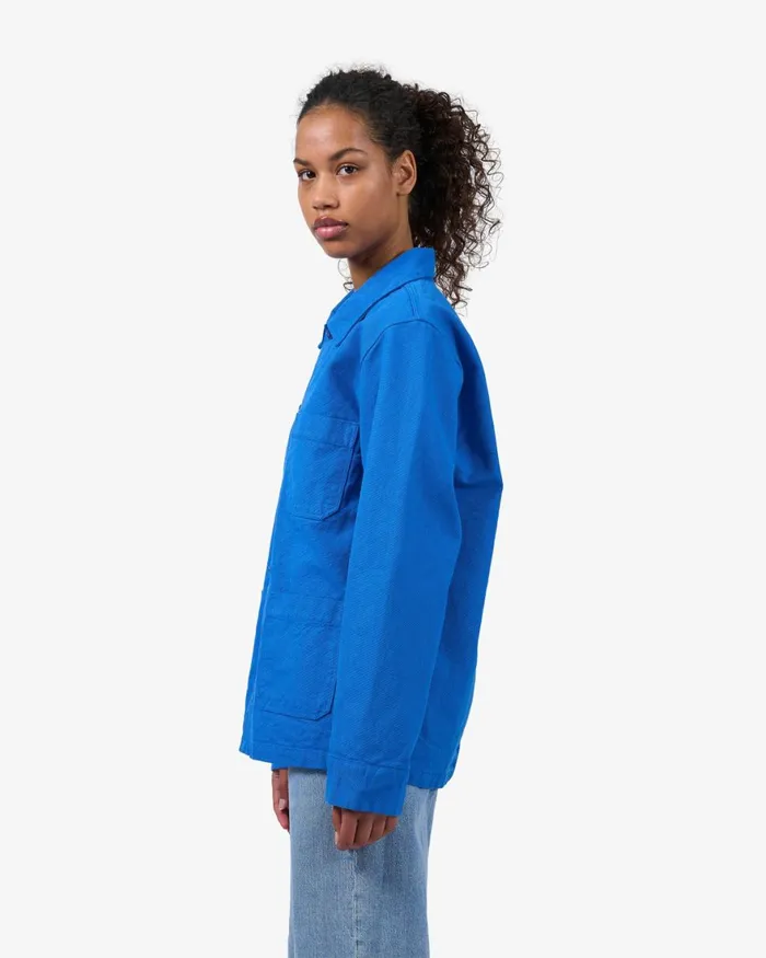 Women Workwear Jackets Colorful Standard Organic Workwear Jacket Pacific Blue