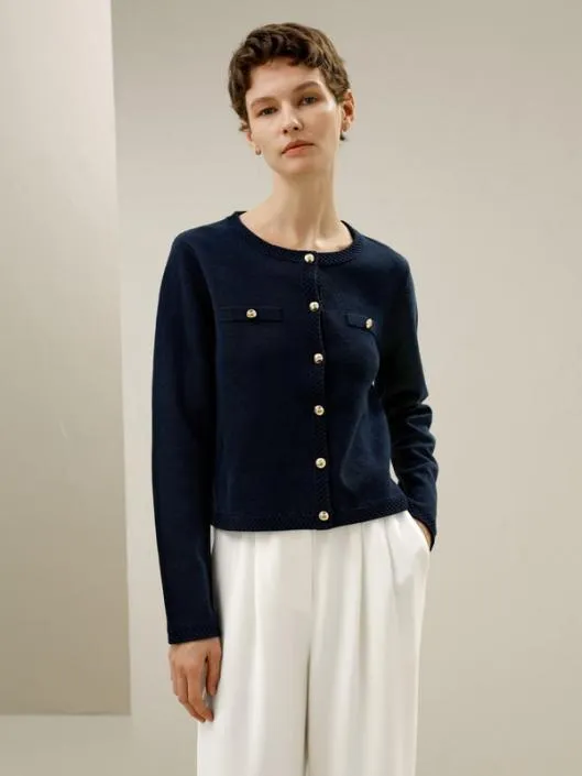 Womenx27s Wool ButtonFront Sweater Jacket Women Lilysilk Knitwear