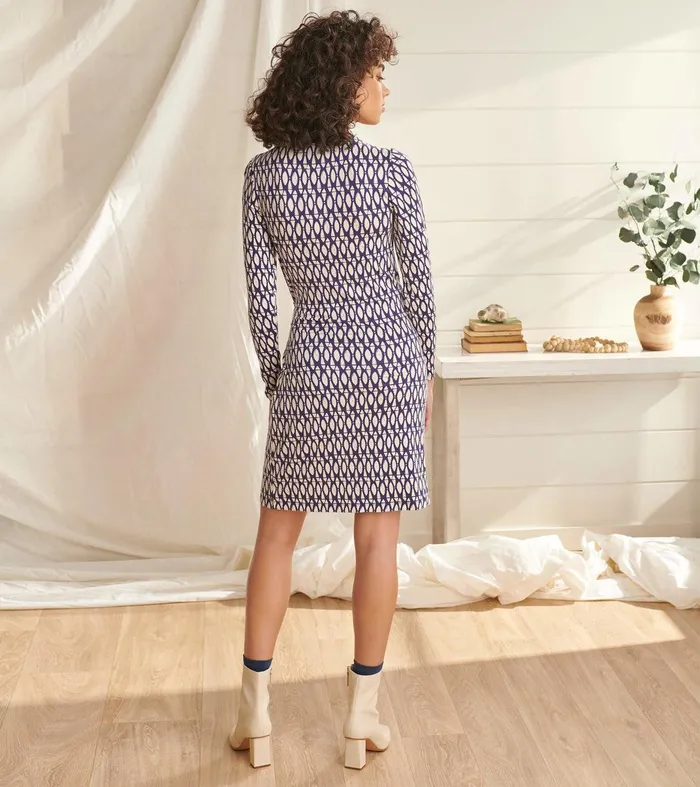 Wrap Dress 8211 Geometric Cobblestone Hatley