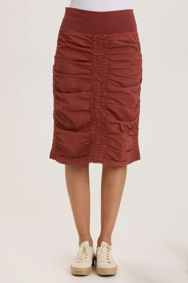 XCVI High Waist Midi Trace Women Skirts