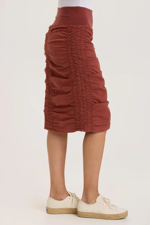 XCVI High Waist Midi Trace Women Skirts