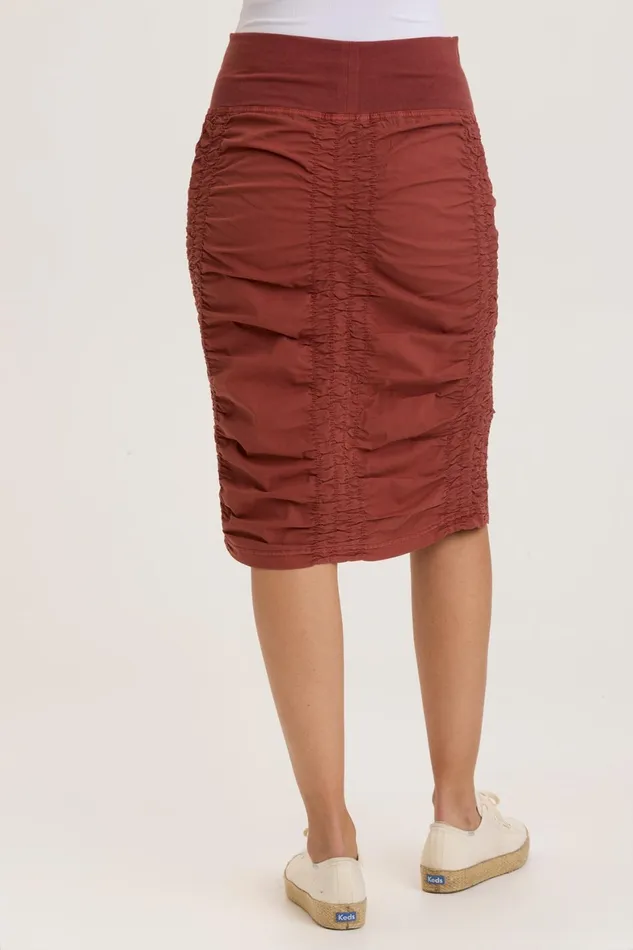 XCVI High Waist Midi Trace Women Skirts