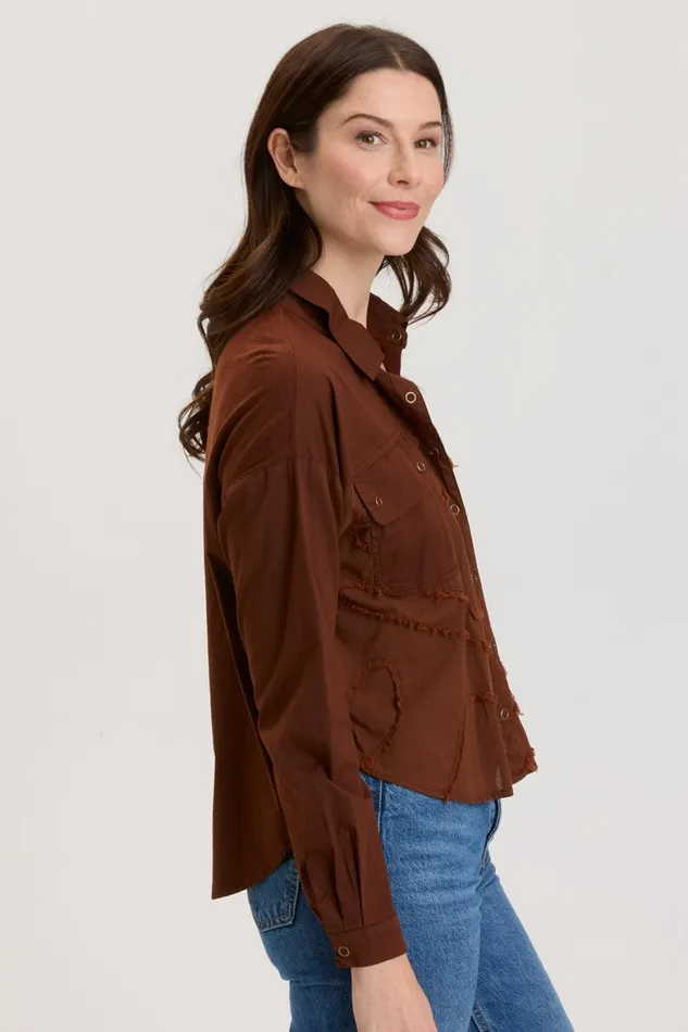 XCVI Pepin Shacket Women ShirtsBlouses