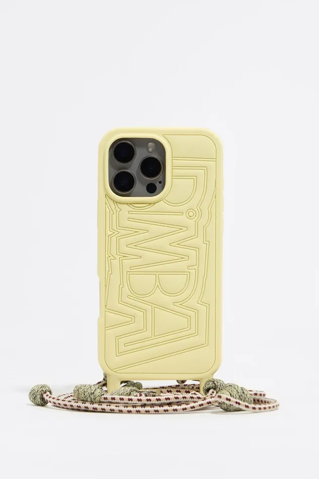 Yellow Silicone IPhone 15 Pro Max Case Yellow Women Bimba Y Lola Phone Cases