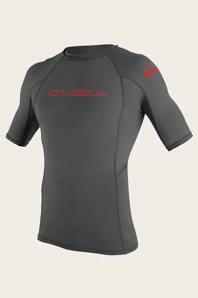 YOUTH BASIC SKINS 50 SS RASH GUARD Graph Kids O039NEILL Youth Wetsuits