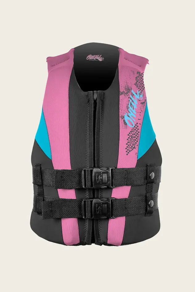 YOUTH REACTOR USCG VEST Blkpetturq Women O039NEILL Youth Wetsuits