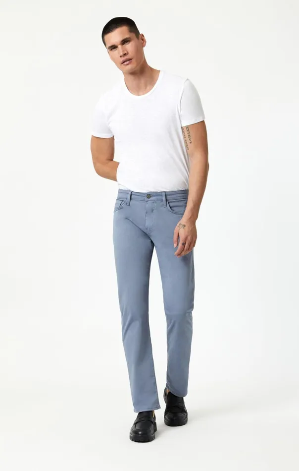 Zach Straight Leg In Flint Stone Twill Men Mavi Jeans Pants