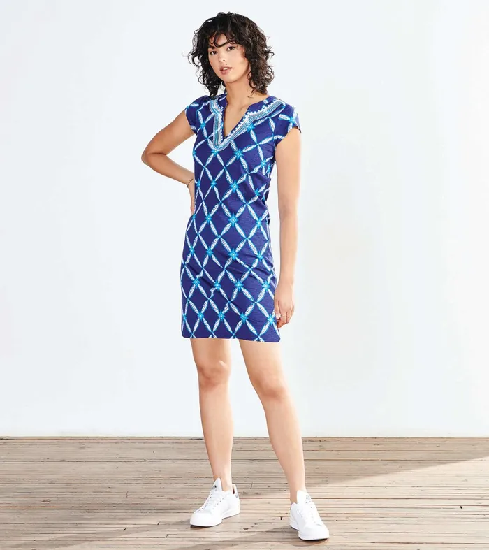 Zara Dress 8211 Diamond Ikat Hatley