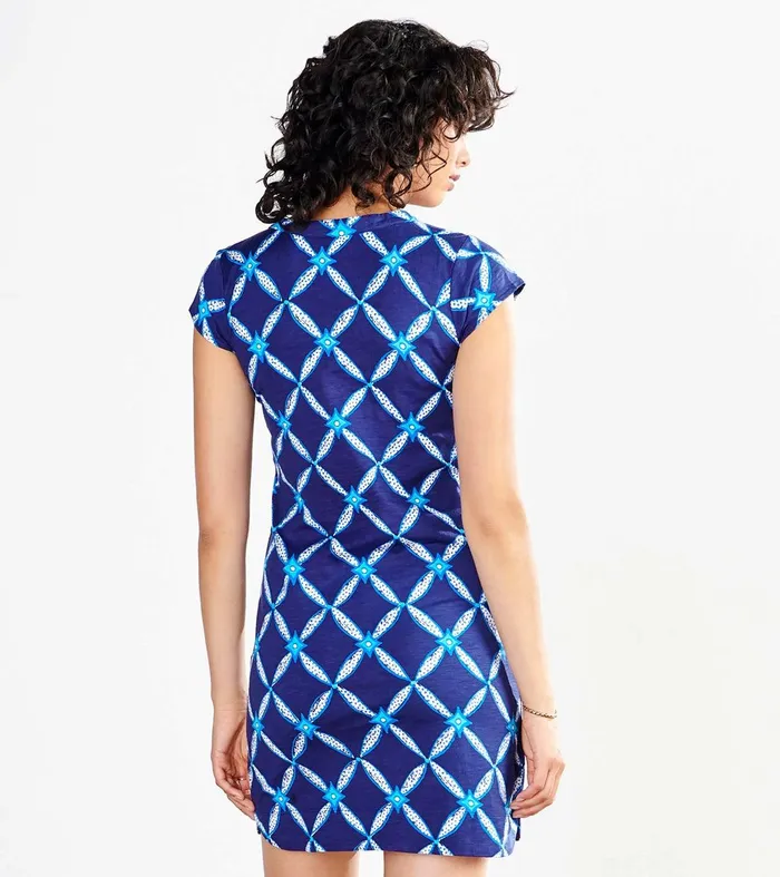 Zara Dress 8211 Diamond Ikat Hatley